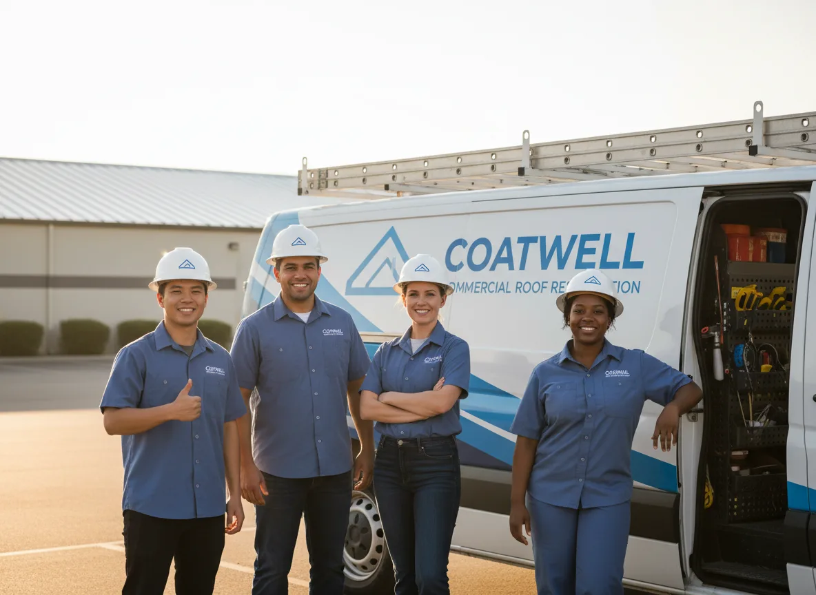 Commercial roof coating company in Hamill, SD